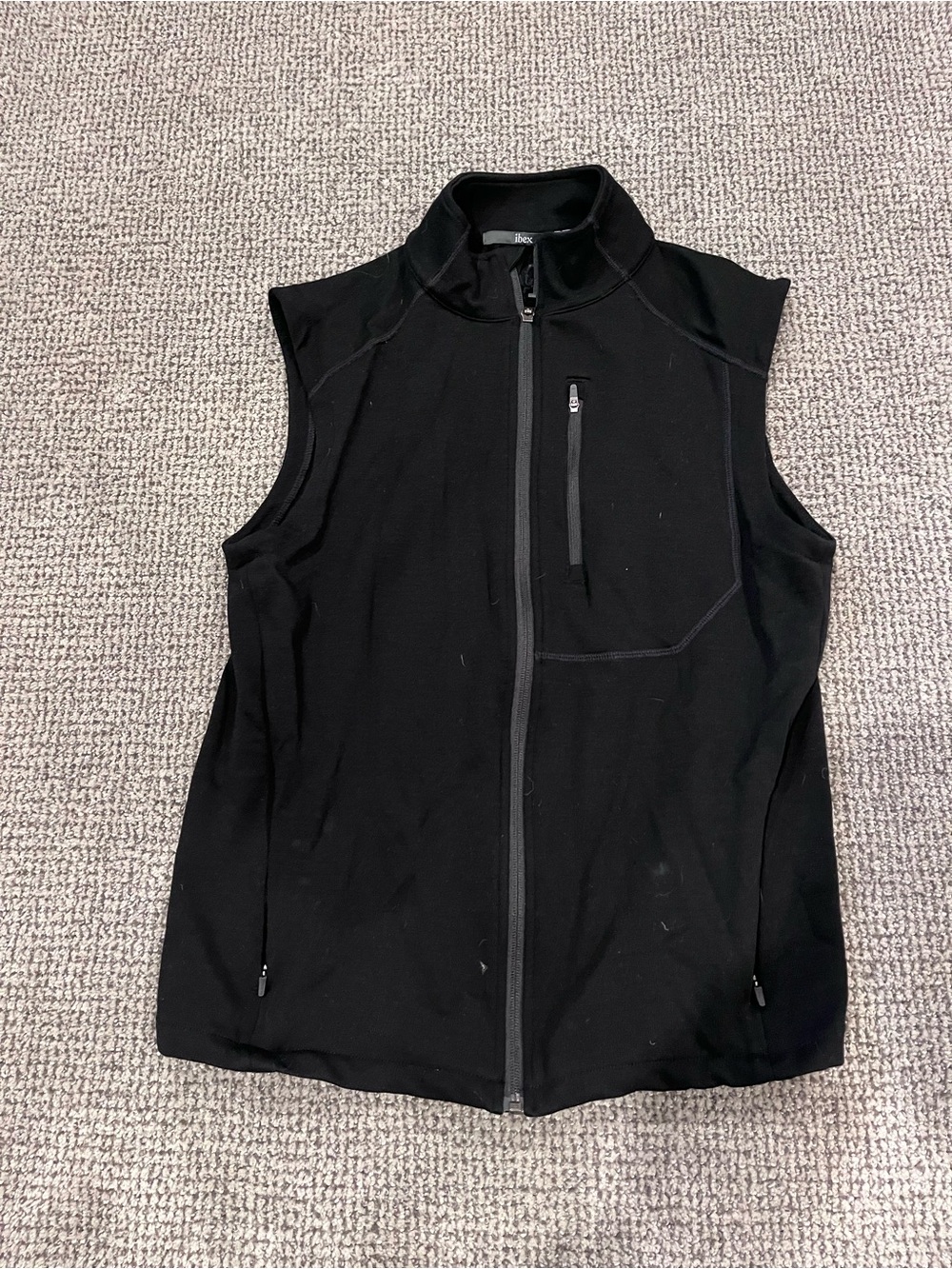 Ibex Wool Zip-Up Vest